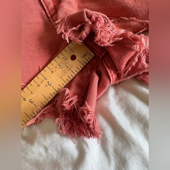 American Eagle stretch high rise festival shorts lace embroidered size 10 - Picture 6 of 9